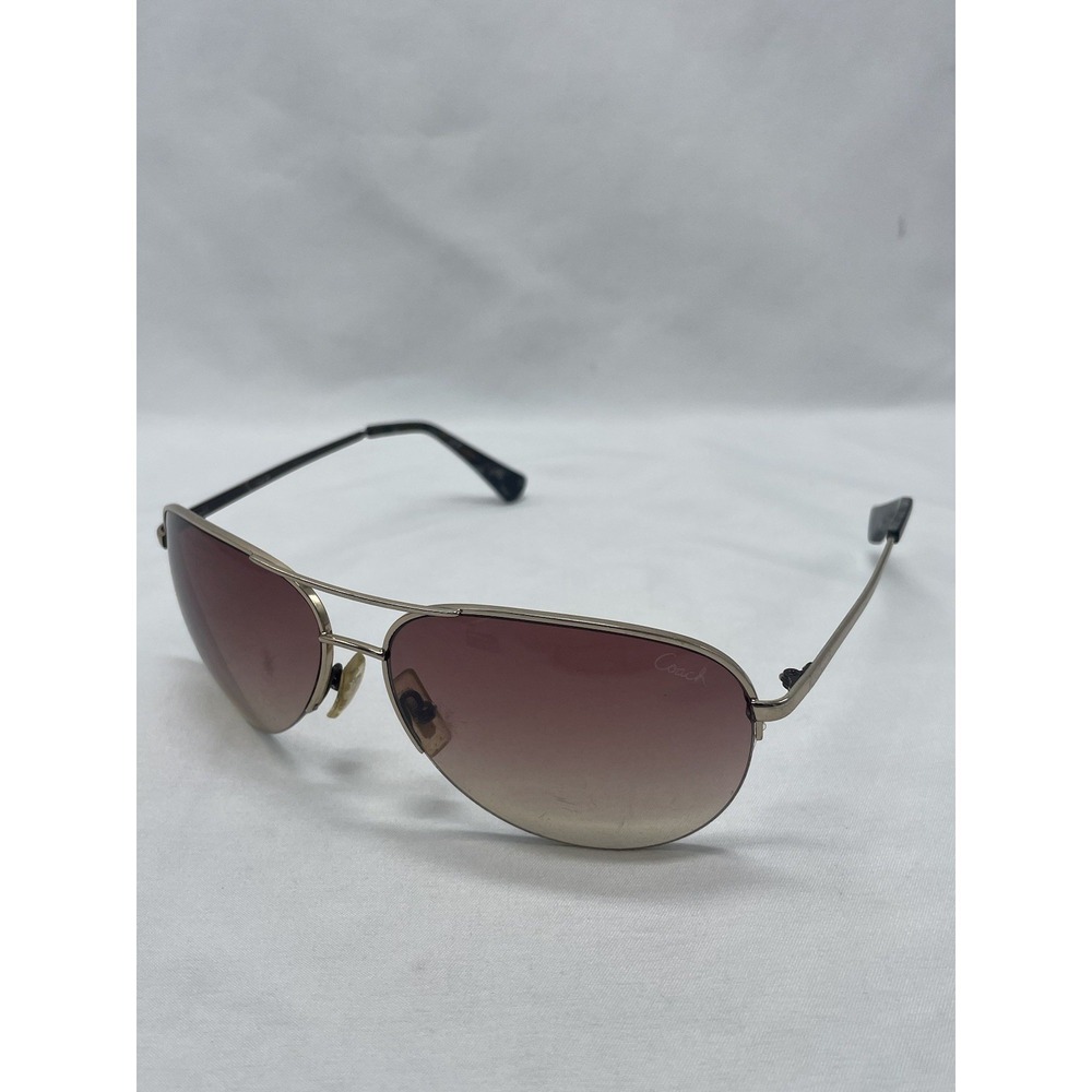 Coach‎ HC7059 Gradient Aviator Pilot Sunglasses Gold Frame